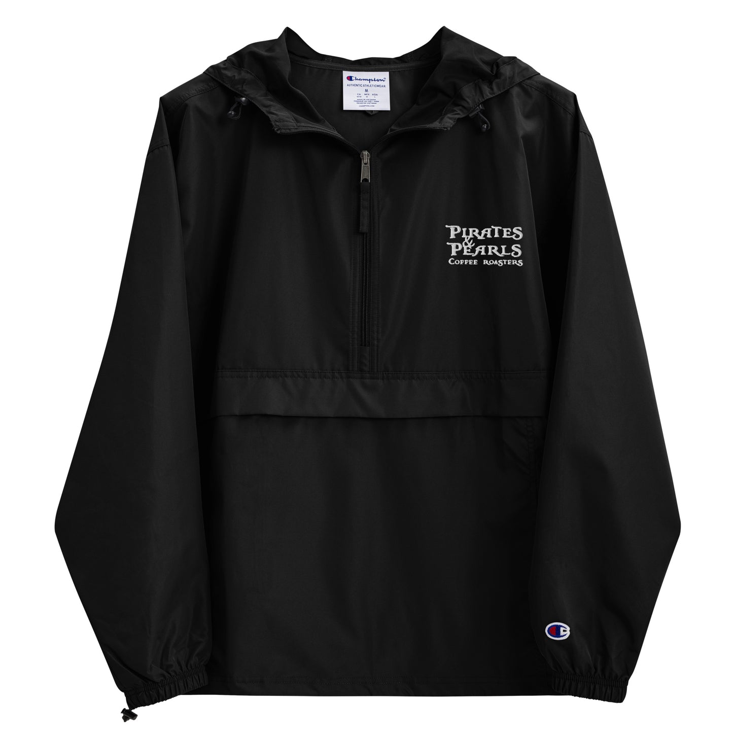 Pirates & pearls Embroidered Champion Packable Jacket