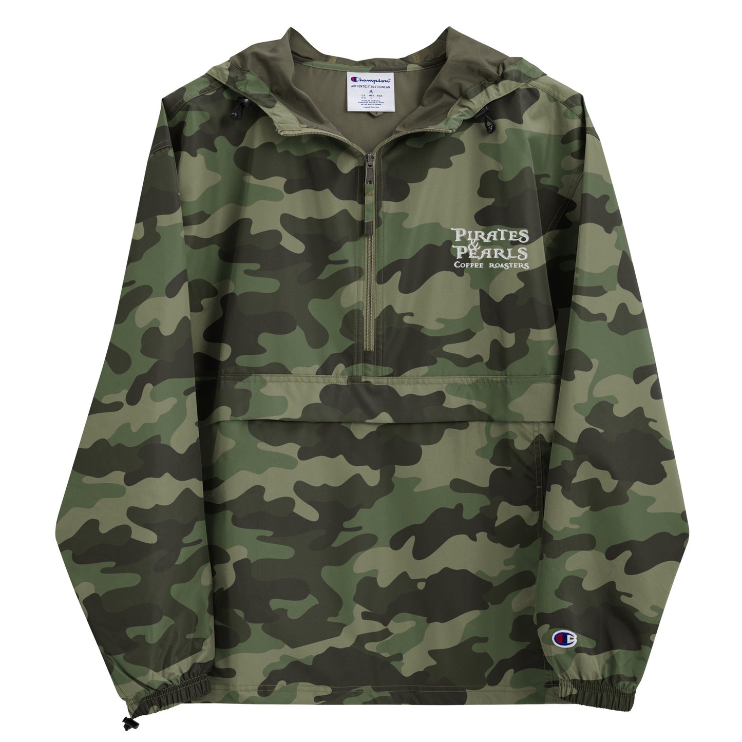 Pirates & pearls Embroidered Champion Packable Jacket