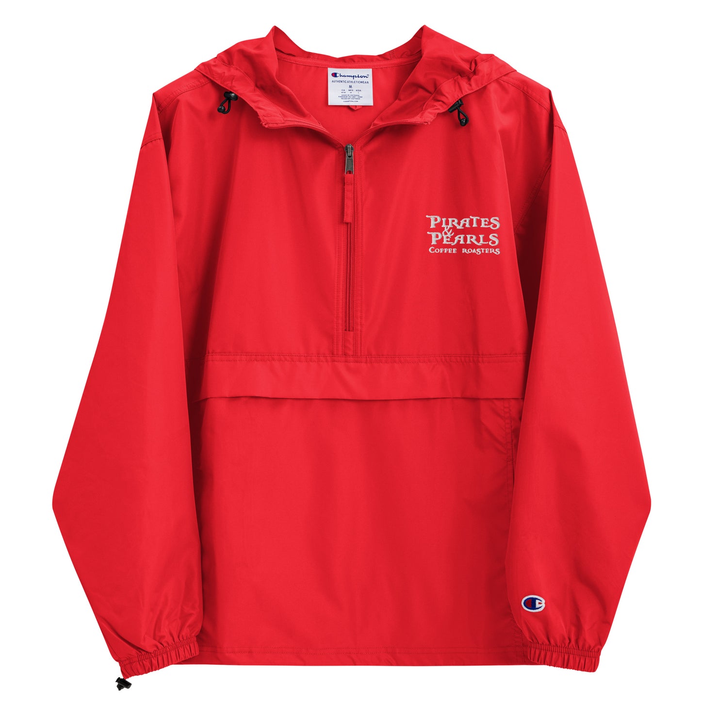Pirates & pearls Embroidered Champion Packable Jacket