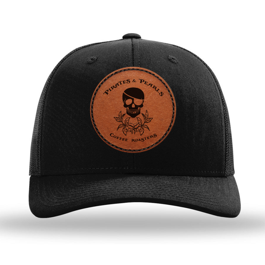 Leather Patch Trucker Cap