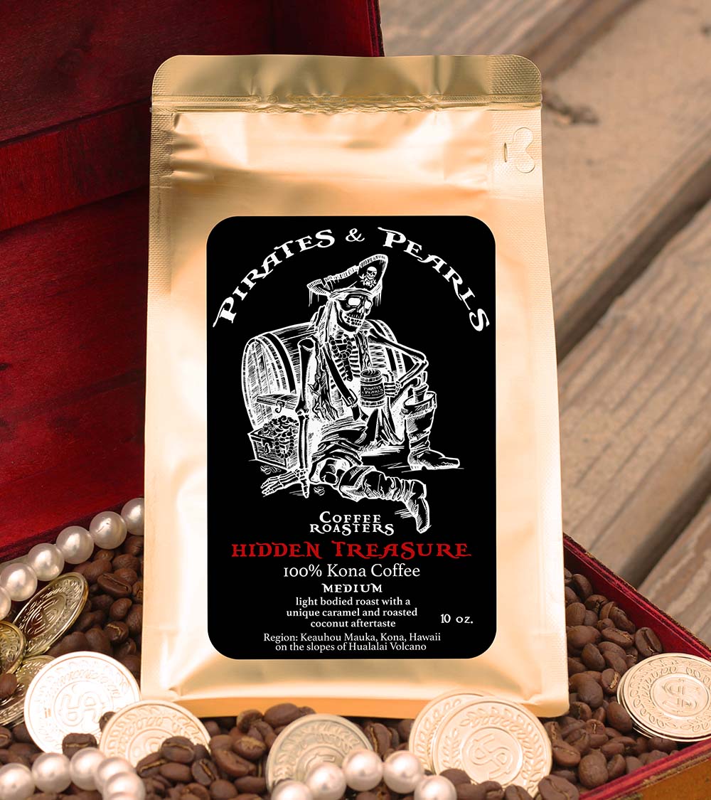 Pirates and Pearls 100% Kona Coffee Big Island Hawaii